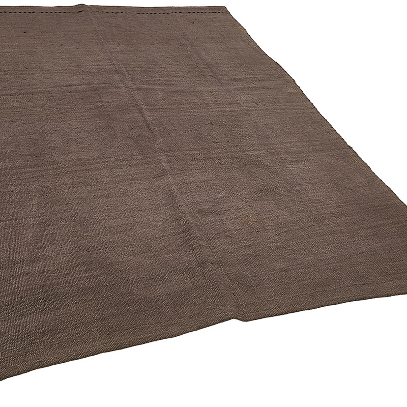 Overdyed Vintage Anatolian Hemp Kilim Rug - 5' 5" x 7' 7" (65" x 91") - K0091288