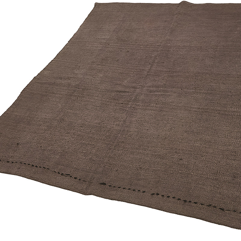 Overdyed Vintage Anatolian Hemp Kilim Rug - 5' 5" x 7' 7" (65" x 91") - K0091288