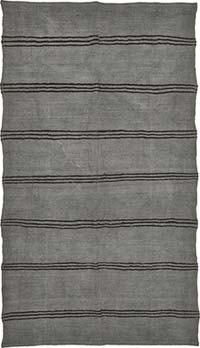 Overdyed Vintage Anatolian Hemp Kilim Rug - 5' 7" x 9' 9" (67" x 117")