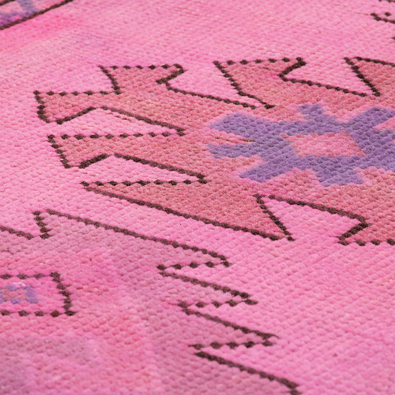 Boyali El Dokuma Vintage Hali Yolluk - 80 cm x 240 cm - K0091291
