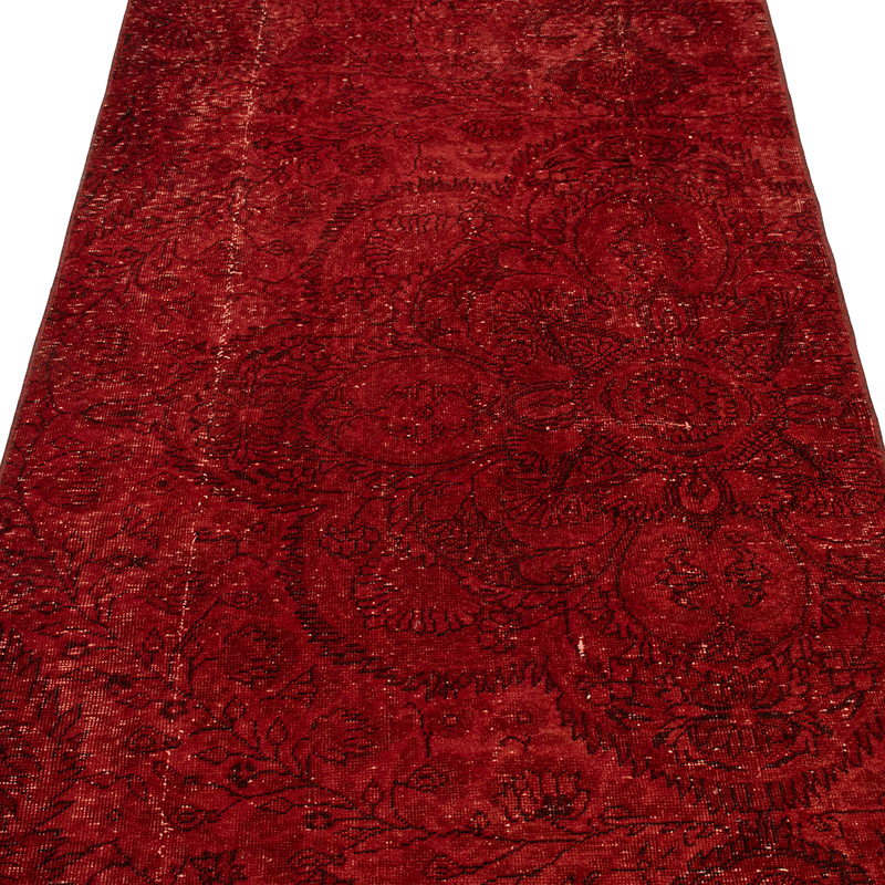 Boyali El Dokuma Vintage Hali Yolluk - 91 cm x 282 cm - K0091295