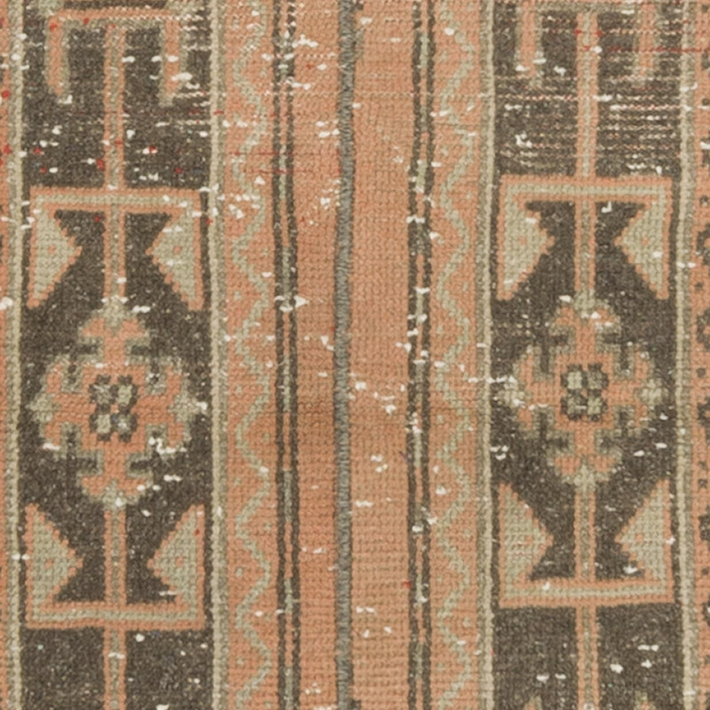 Pasillo Vintage Turco Anudado a Mano - 61 cm x 330 cm - K0091298