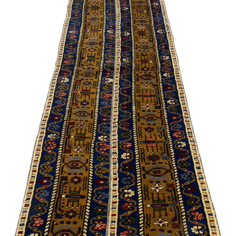 Vintage Turkish Hand-Knotted Runner - 2'  x 8' 5" (24" x 101") - K0091301