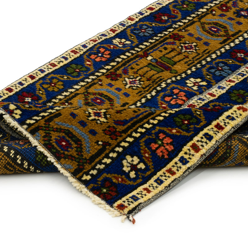 Vintage Turkish Hand-Knotted Runner - 2'  x 8' 5" (24" x 101") - K0091301