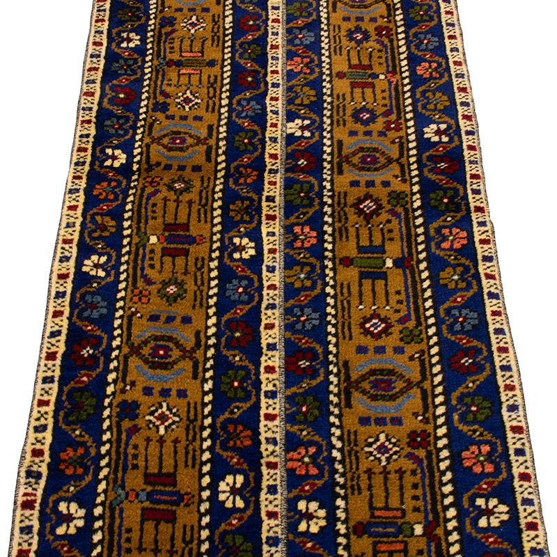 Vintage Turkish Hand-Knotted Runner - 2'  x 8' 5" (24" x 101") - K0091301