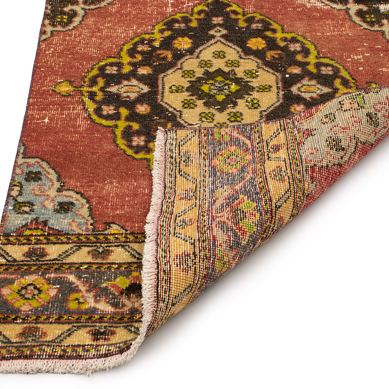 Vintage Turkish Hand-Knotted Runner - 2' 5" x 12' 4" (29" x 148") - K0091302