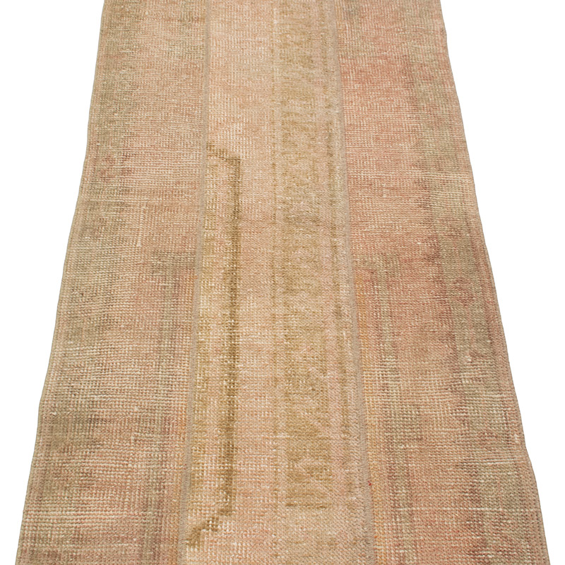 Vintage Turkish Hand-Knotted Runner - 2' 2" x 12'  (26" x 144") - K0091303