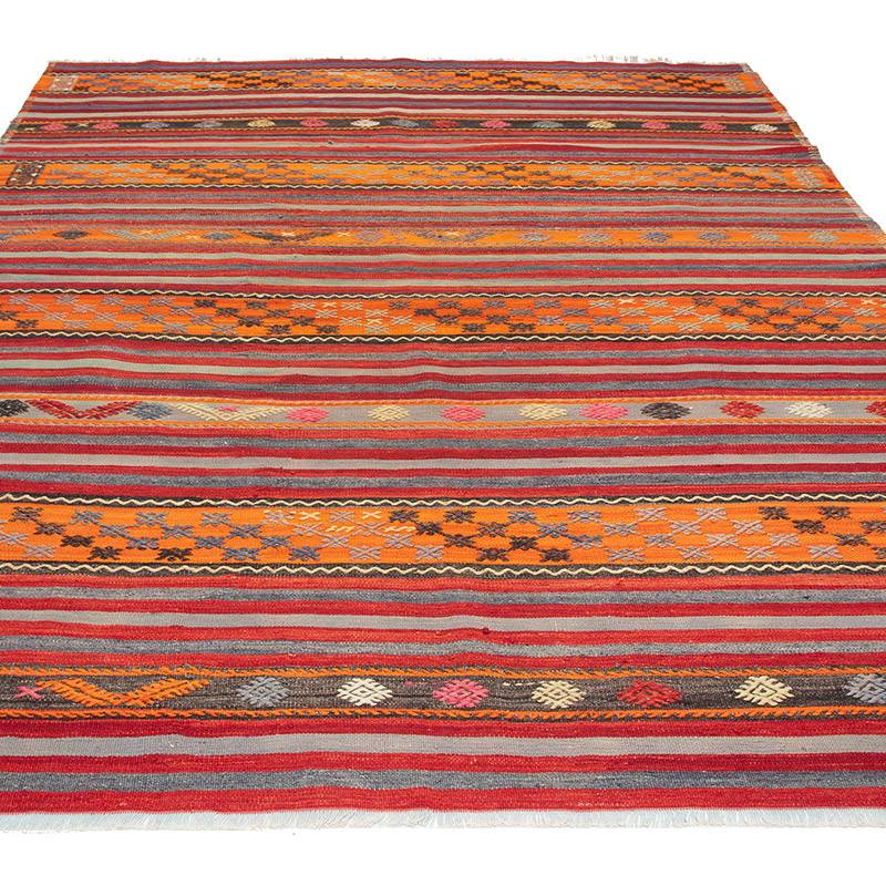 Vintage Manisa Kilim Rug - K0091307