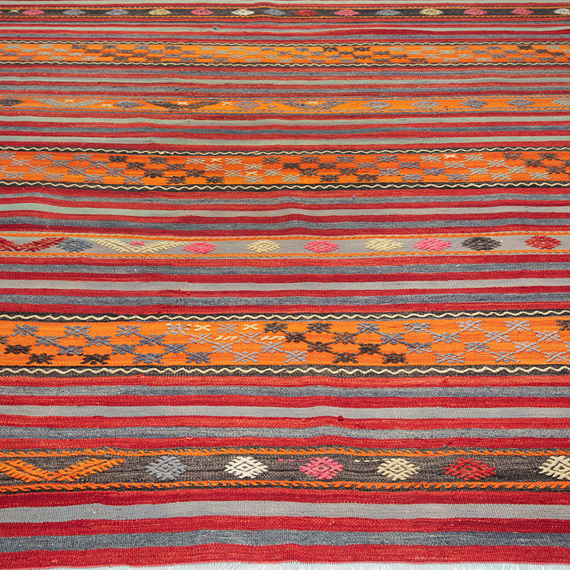 Vintage Manisa Kilim Rug - K0091307