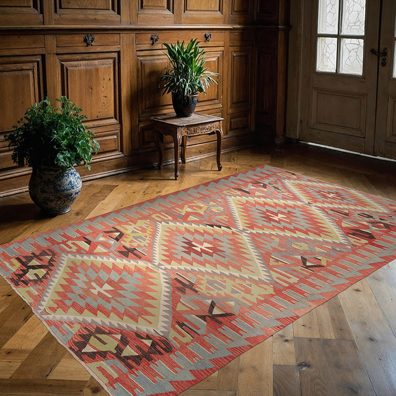 Vintage Esme Kilim Rug - K0091311