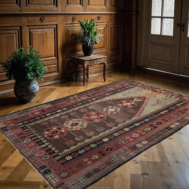 Alfombra Konya Obruk Kilim Vintage - K0091312