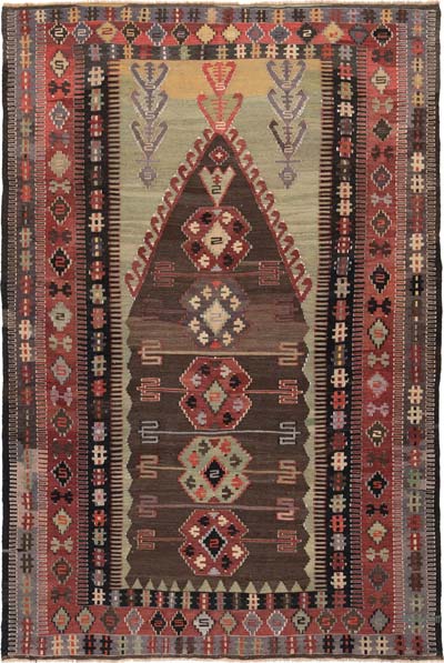 Vintage Konya Obruk Kilimi