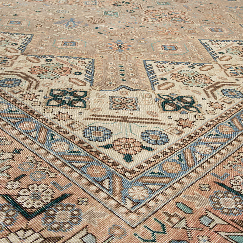 Alfombra Oriental Vintage Anudada a Mano - 304 cm x 386 cm - K0091320