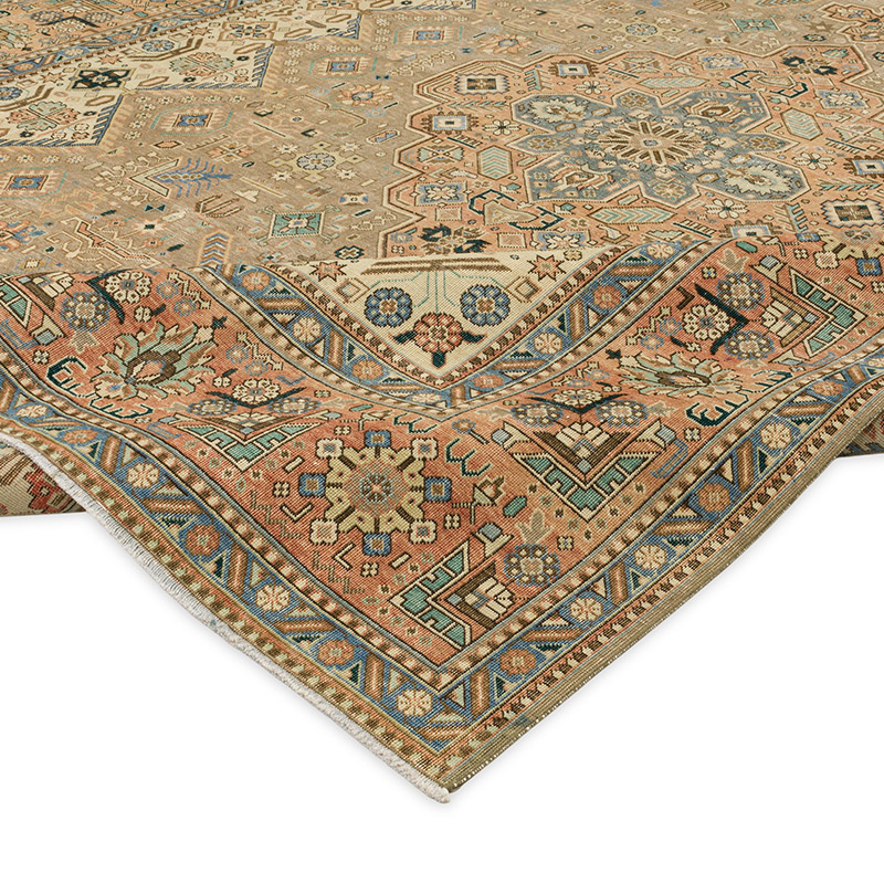 Alfombra Oriental Vintage Anudada a Mano - 304 cm x 386 cm - K0091320