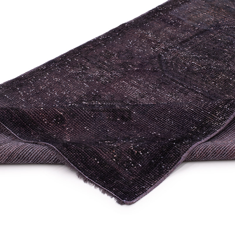 Over-dyed Vintage Hand-Knotted Turkish Runner - 3' 1" x 10' 4" (37" x 124") - K0091326