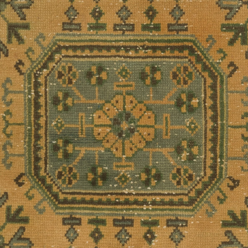 Vintage Turkish Hand-Knotted Runner - 2' 4" x 9' 7" (28" x 115") - K0091327