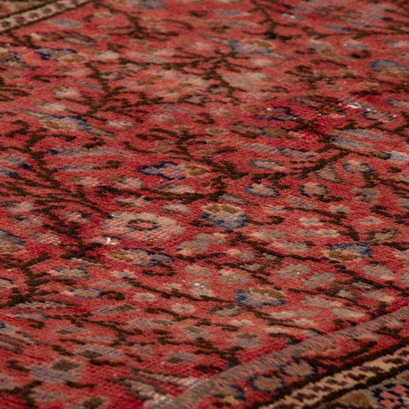 Pasillo Vintage Turco Anudado a Mano - 92 cm x 283 cm - K0091329