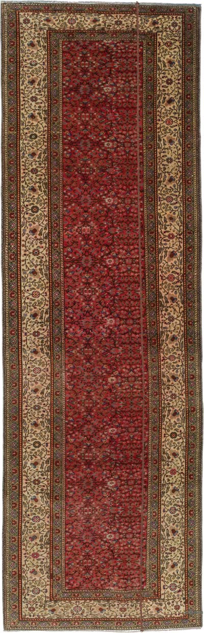 Vintage Anadolu Yolluk - 92 cm x 283 cm