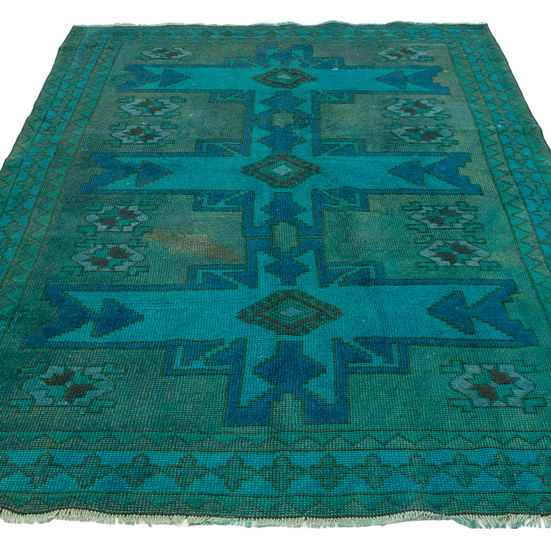 Boyali El Dokuma Vintage Hali - 135 cm x 223 cm - K0091331