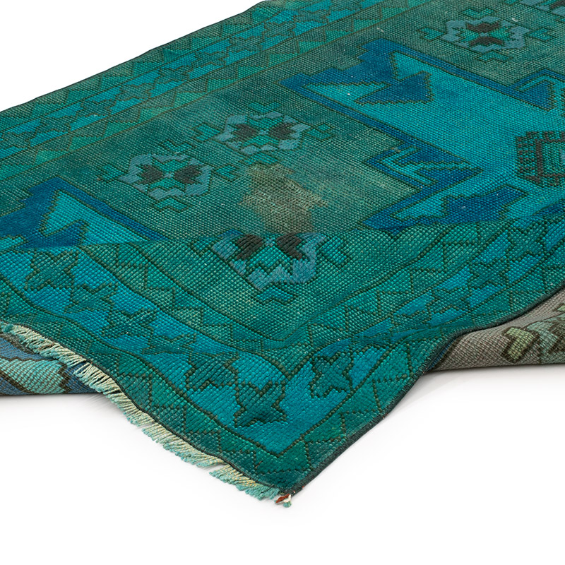 Boyali El Dokuma Vintage Hali - 135 cm x 223 cm - K0091331