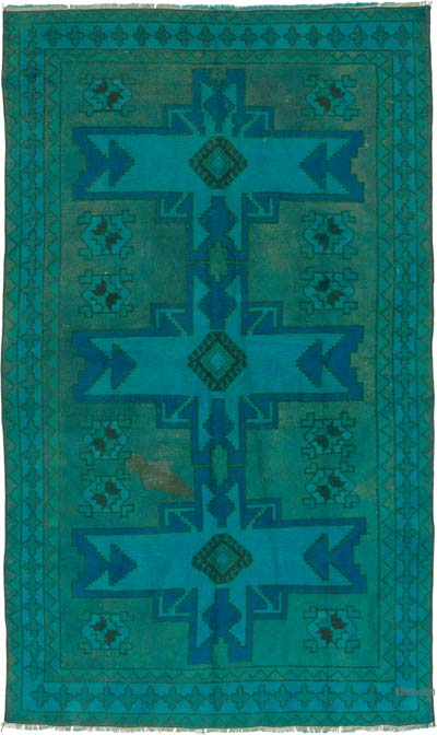 Boyali El Dokuma Vintage Hali - 135 cm x 223 cm