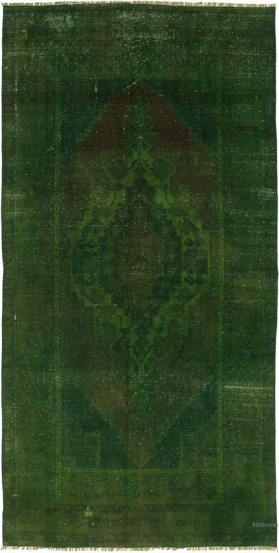 Boyali El Dokuma Vintage Hali - 122 cm x 336 cm