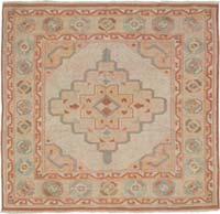 El Dokuma Vintage Hali - 133 cm x 128 cm