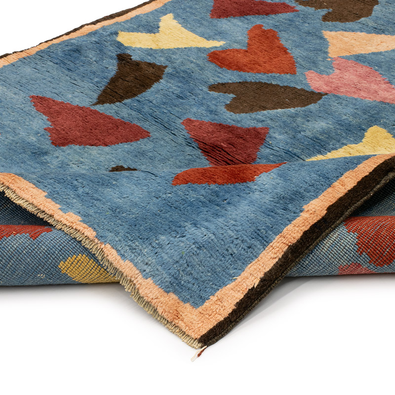 Vintage Turkish Hand-Knotted Rug - 4' 1" x 5' 6" (49" x 66") - K0091337