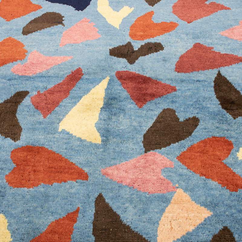 Vintage Turkish Hand-Knotted Rug - 4' 1" x 5' 6" (49" x 66") - K0091337