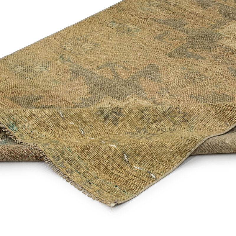 Alfombra Vintage Turca Anudada a Mano - 108 cm x 220 cm - K0091345