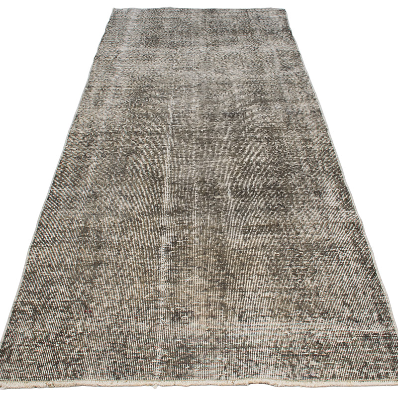 Alfombra de Pasillo Turca Vintage Sobreteñida - 91 cm x 255 cm - K0091348