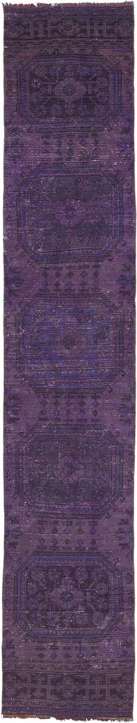 Boyali El Dokuma Vintage Hali Yolluk - 66 cm x 352 cm