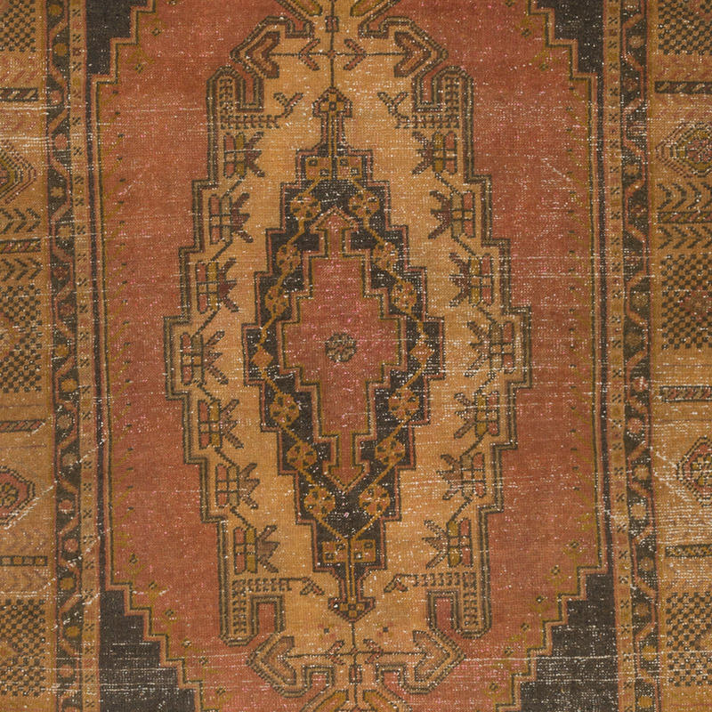 Vintage Turkish Hand-Knotted Rug - 4' 6" x 8'  (54" x 96") - K0091350
