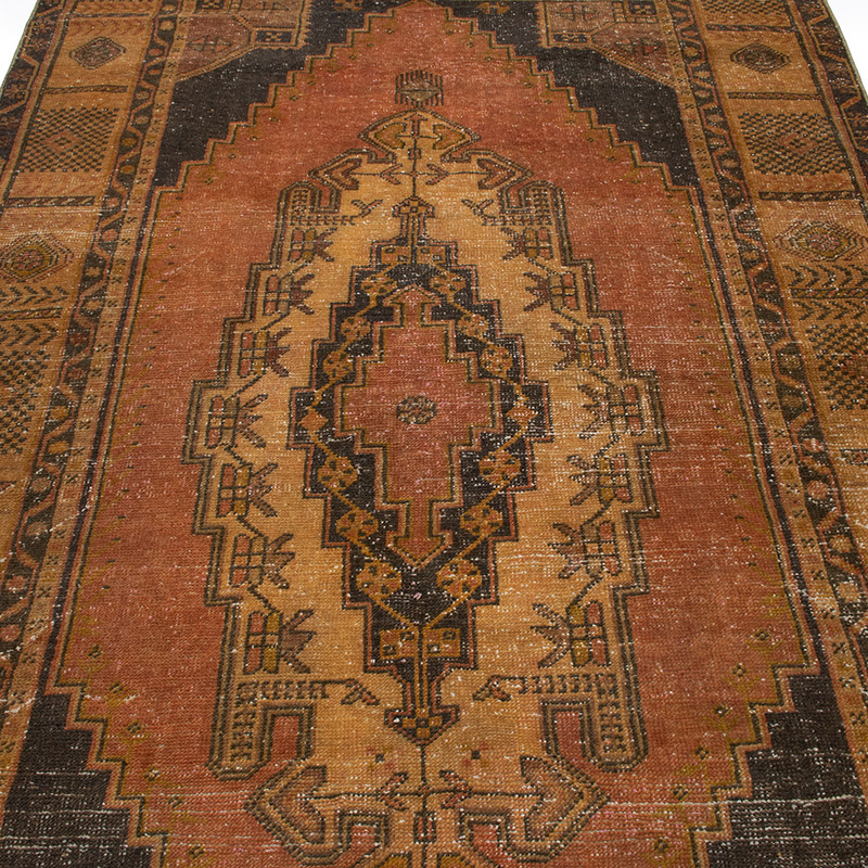 Vintage Turkish Hand-Knotted Rug - 4' 6" x 8'  (54" x 96") - K0091350