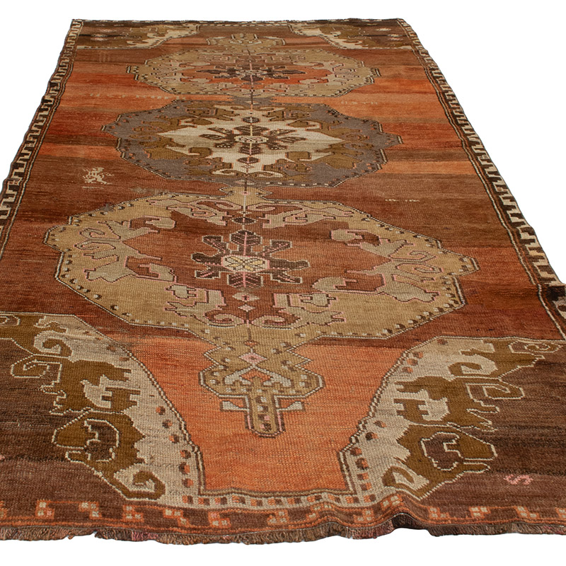 Vintage Turkish Hand-Knotted Runner - 4' 11" x 11' 6" (59" x 138") - K0091351