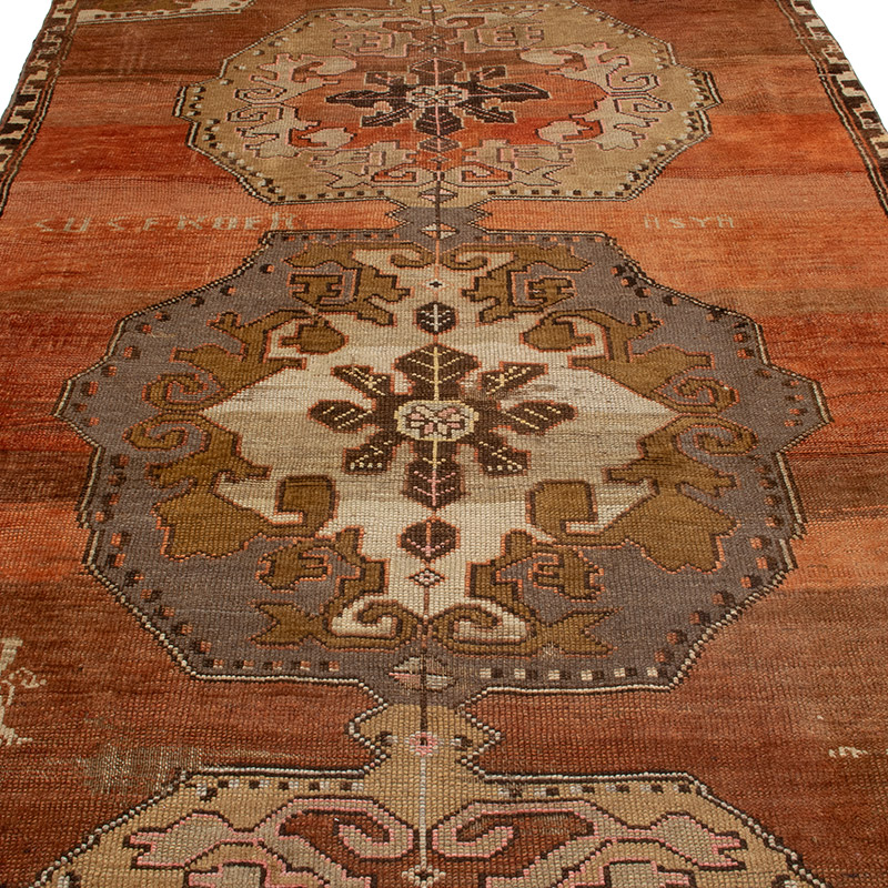 Vintage Turkish Hand-Knotted Runner - 4' 11" x 11' 6" (59" x 138") - K0091351