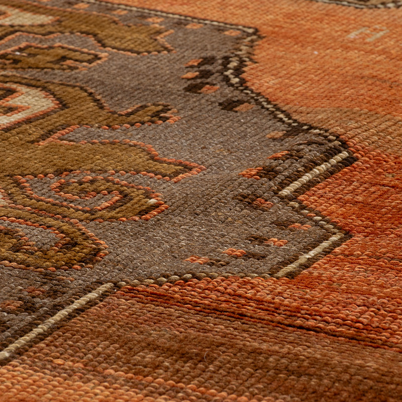 Vintage Turkish Hand-Knotted Runner - 4' 11" x 11' 6" (59" x 138") - K0091351
