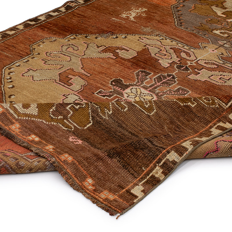 Vintage Turkish Hand-Knotted Runner - 4' 11" x 11' 6" (59" x 138") - K0091351
