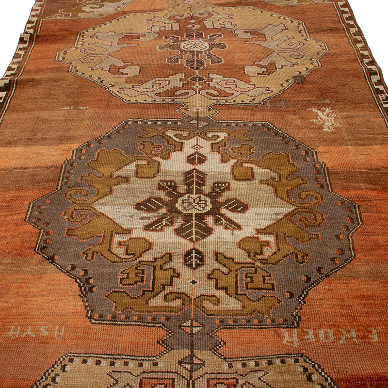 Vintage Turkish Hand-Knotted Runner - 4' 11" x 11' 6" (59" x 138") - K0091351