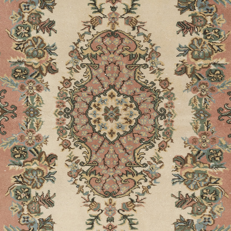 Alfombra Vintage Turca Anudada a Mano - 170 cm x 293 cm - K0091352