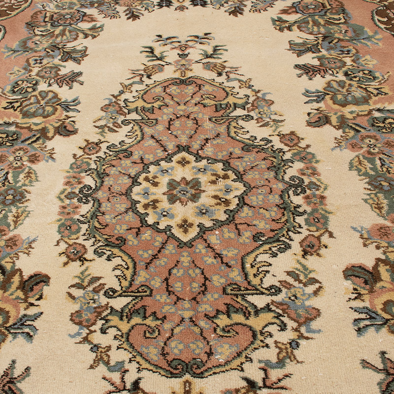 Alfombra Vintage Turca Anudada a Mano - 170 cm x 293 cm - K0091352