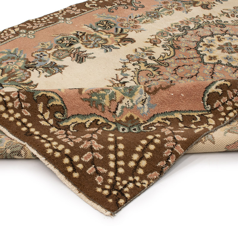 Alfombra Vintage Turca Anudada a Mano - 170 cm x 293 cm - K0091352