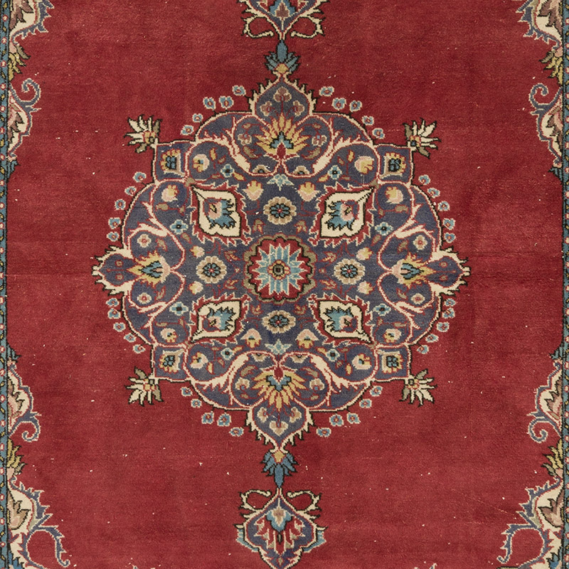 Alfombra Vintage Turca Anudada a Mano - 210 cm x 321 cm - K0091353