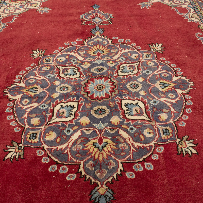Alfombra Vintage Turca Anudada a Mano - 210 cm x 321 cm - K0091353