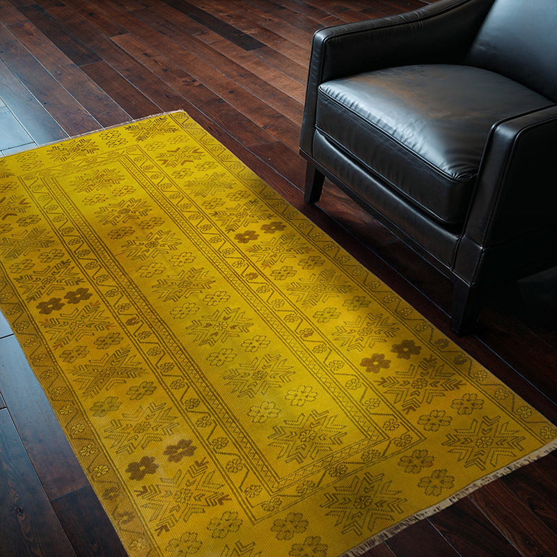 Boyali El Dokuma Vintage Hali - 112 cm x 186 cm - K0091355