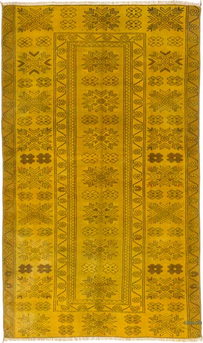 Boyali El Dokuma Vintage Hali - 112 cm x 186 cm