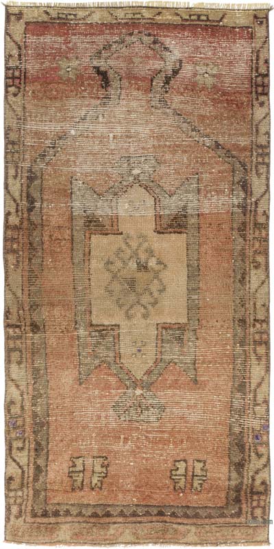 Vintage Turkish Hand-Knotted Rug - 2' 8" x 5' 8" (32" x 68")