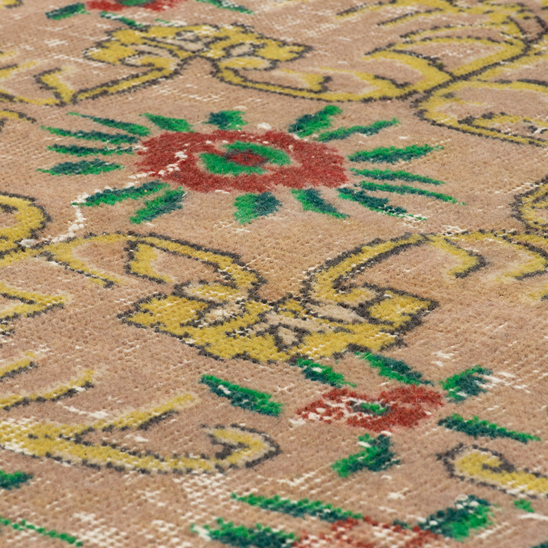 Alfombra Vintage Turca Anudada a Mano - 214 cm x 336 cm - K0091358