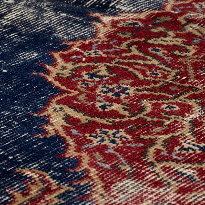 Vintage Turkish Hand-Knotted Rug - 4'  x 6' 7" (48" x 79") - K0091359