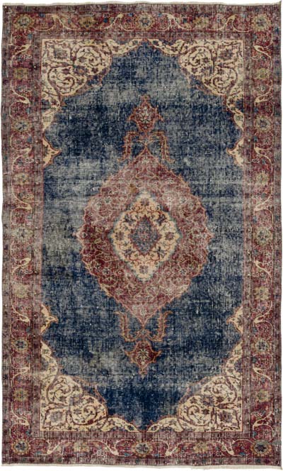 Vintage Turkish Hand-Knotted Rug - 4'  x 6' 7" (48" x 79")